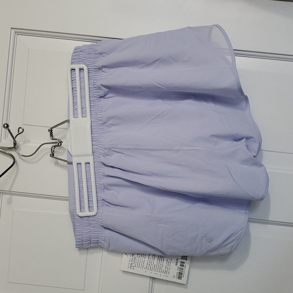 NWT Lululemon Hotty Hot HR 2.5in Shorts Sz 14 Serene Blue - Picture 3 of 3